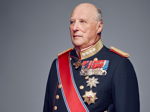 Hans Majestet Kong Harald. Foto: Jørgen Gomnæs, Det kongelige hoff
